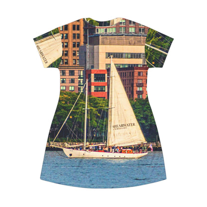 Sailboat Dress — Coastal Nautical Summer Vibe