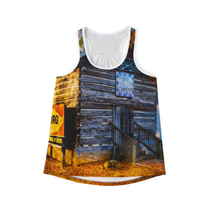 Women's Tank Top — Vintage Rustic Barn All-Over Print