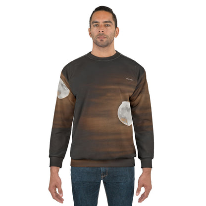 Moonrise Crewneck Sweatshirt – Full Moon Night Sky