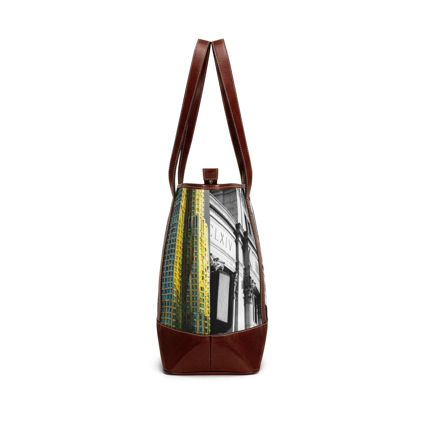 Cityscape Tote Handbag — Modern Urban Skyline