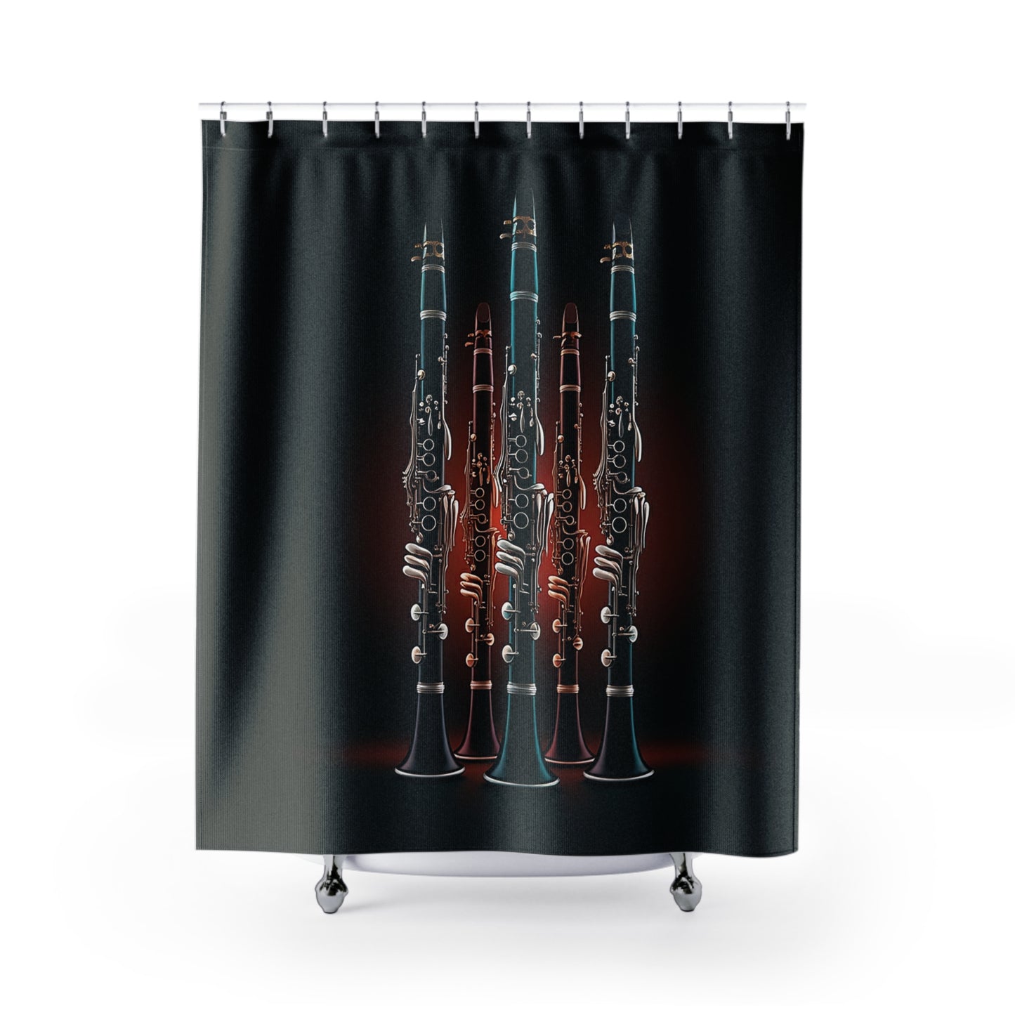 Shower Curtain Printed With Exclusive, High-Res, Full Color Beautiful Image.