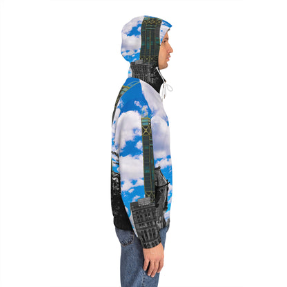 City Skyline Zip Hoodie — Blue Sky Urban Architecture