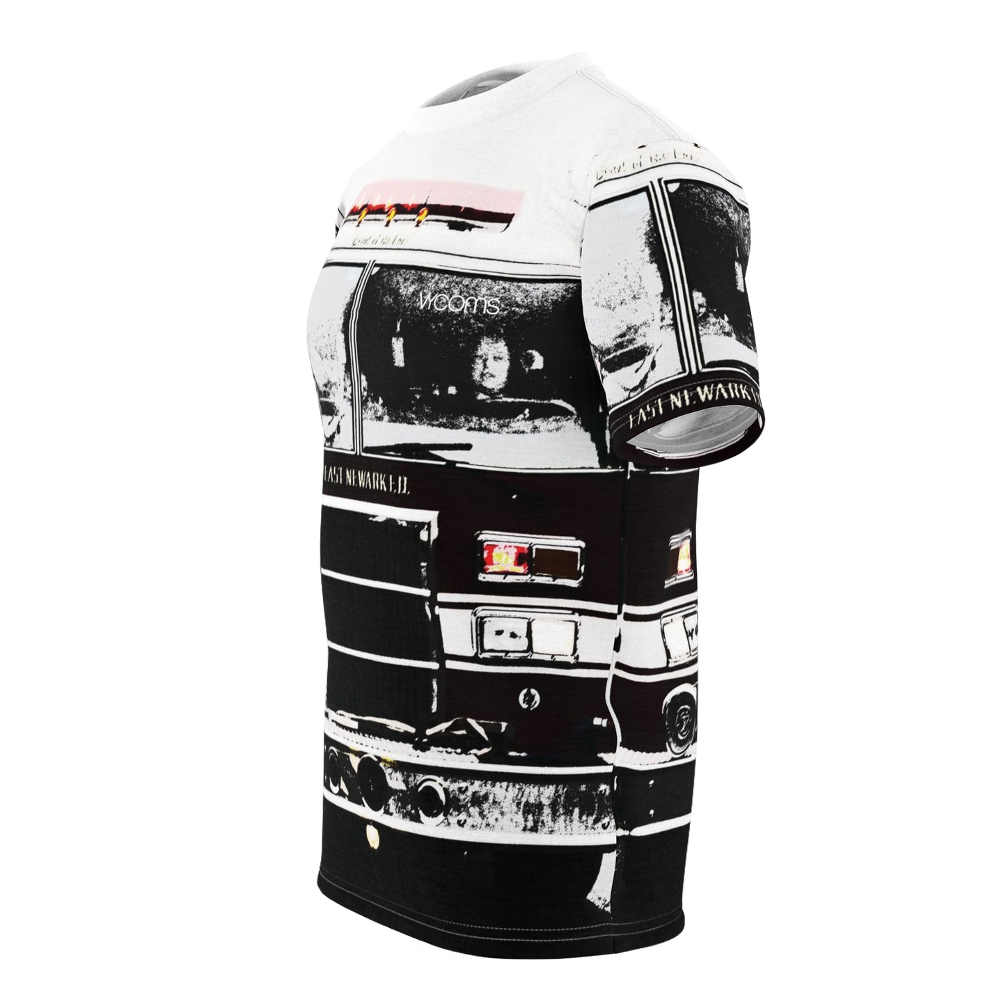 Newark Bravest T-Shirt – Vintage Firehouse Monochrome Edition