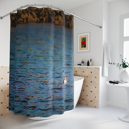Shower Curtain Printed With Exclusive, High-Res, Full Color Beautiful Image.