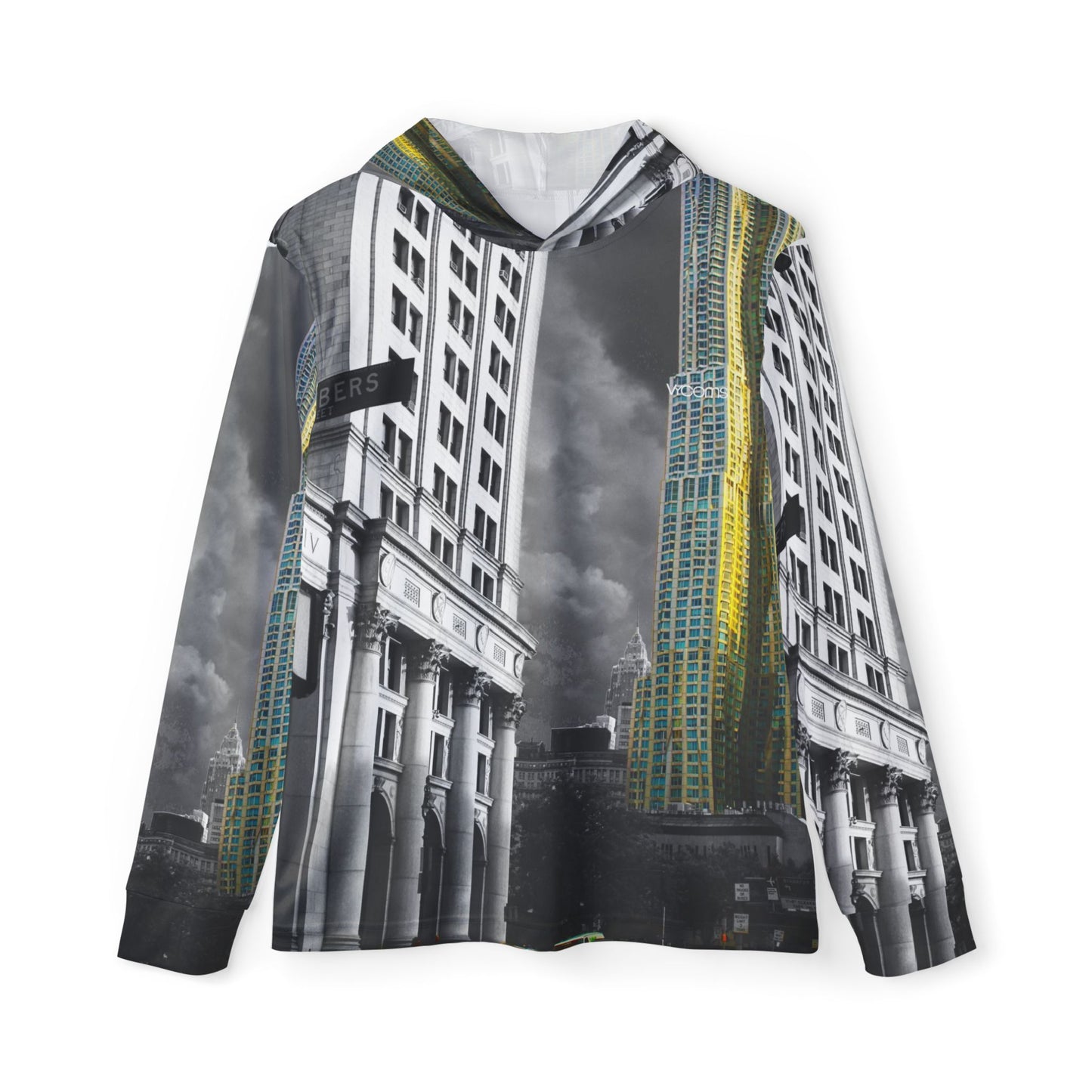 Downtown Manhattan-Broadway Cityscape  Warmup Hoodies