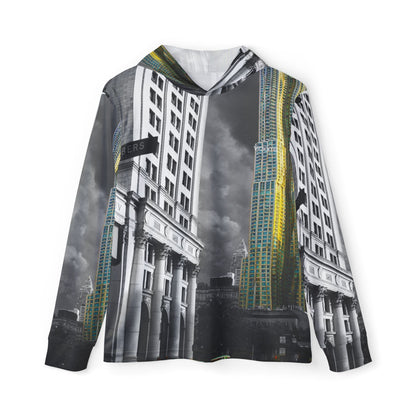 Downtown Manhattan-Broadway Cityscape  Warmup Hoodies