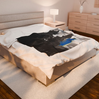 Velveteen Plush Blanket with beautiful photo image.