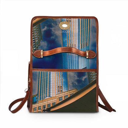Exchange Place New Jersey Building Photo Waterproof Canvas Bag
