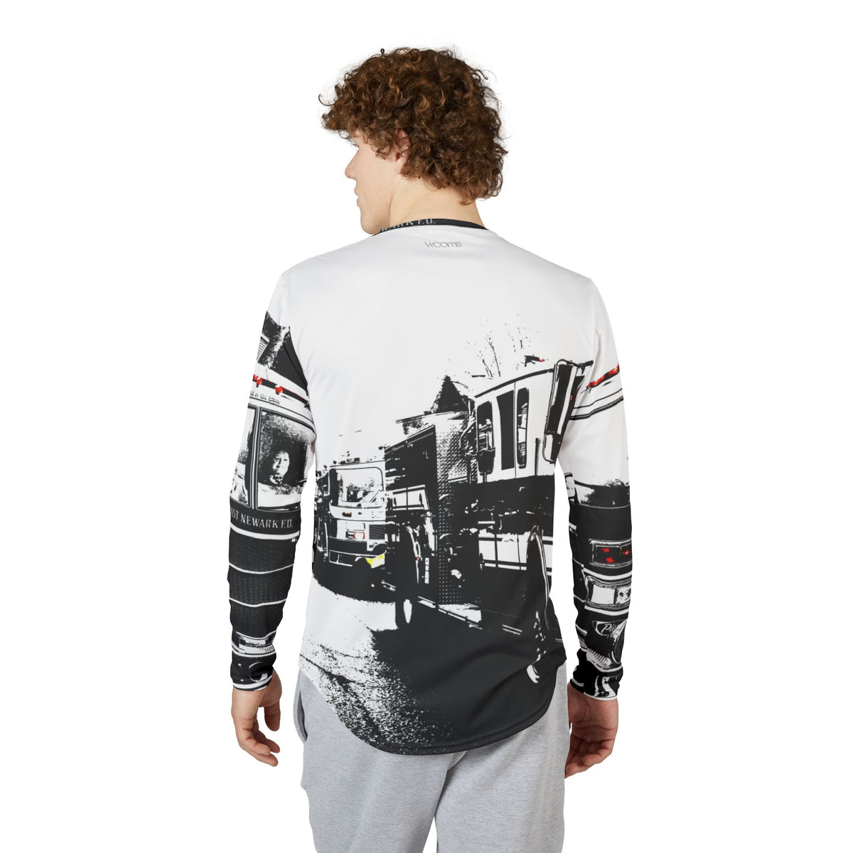 Vintage Fire Truck Long Sleeve Shirt