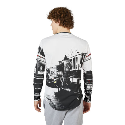 Vintage Fire Truck Long Sleeve Shirt