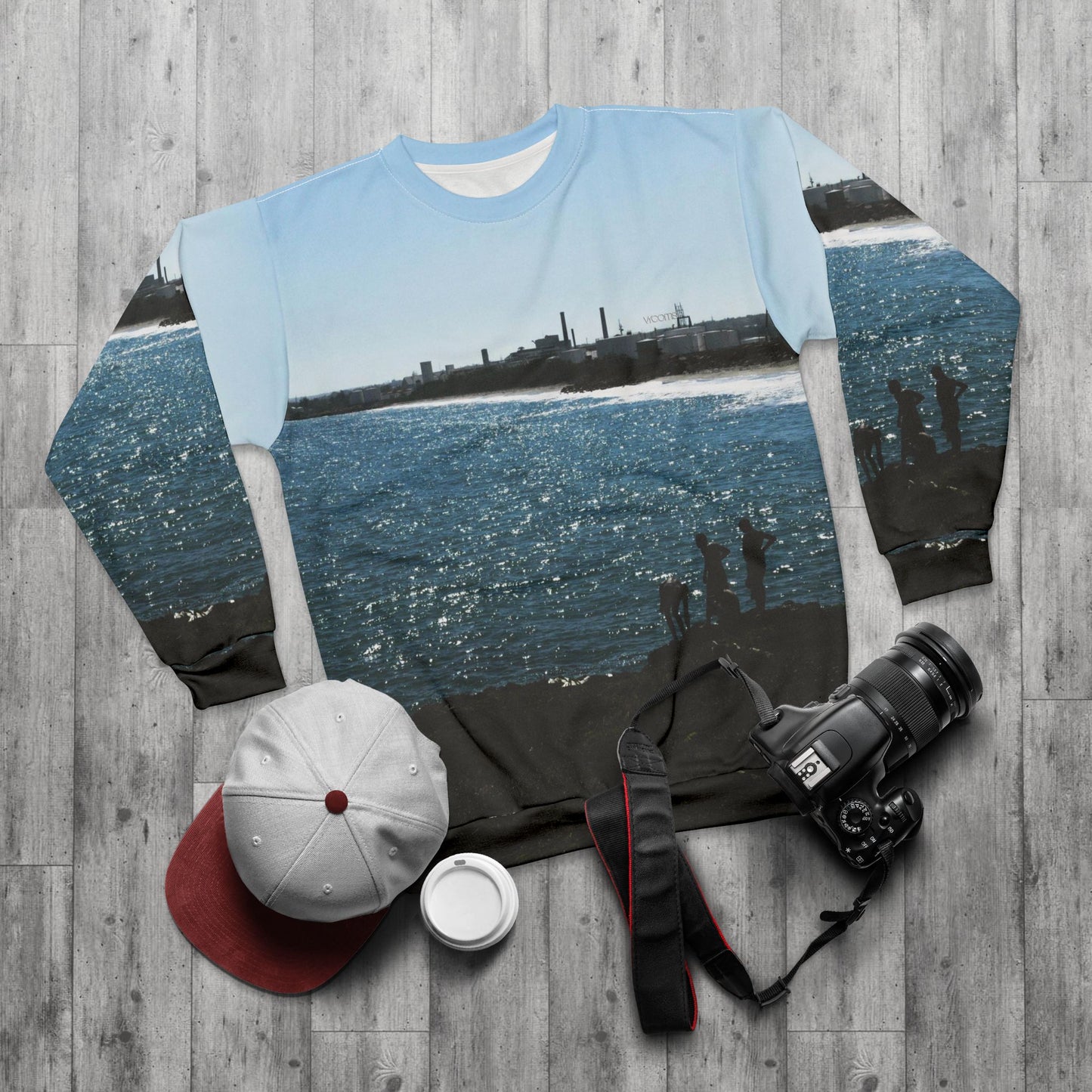 Coastal Sunset Sweatshirt — Haina Port Skyline