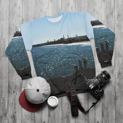 Coastal Sunset Sweatshirt — Haina Port Skyline