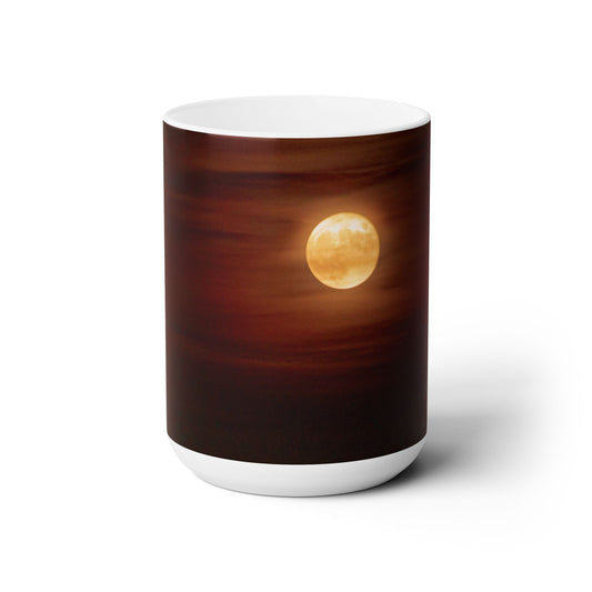 Elegante taza de cerámica para café de 15 oz.