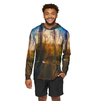 Golden Hour Woods Warmup Hoodie – Lakeside Sunset Edition