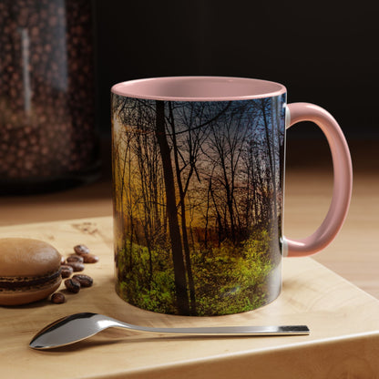 11oz Ceramic Coffe Mug Beautifully Decorated with an Elegant High-Res, Full Color Natural Landscape Image.