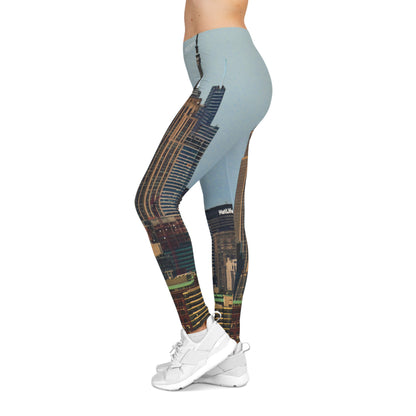 Manhattan Skyline Women's Casual Leggings — NYC Cityscape
