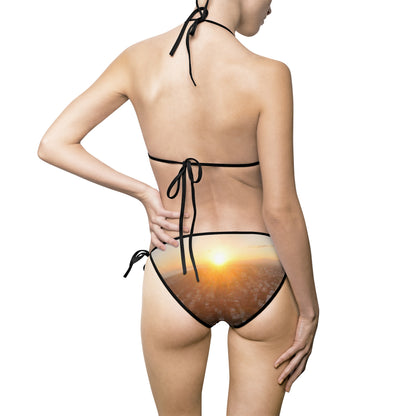 Santo Domingo Sunset Bikini Swimsuit — Aerial Sky View