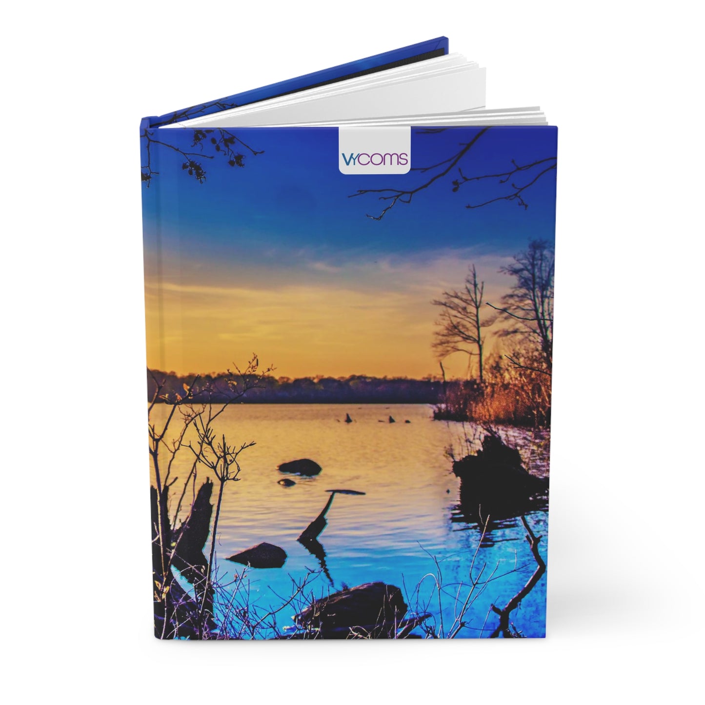 Captivating Moments: Explore Our 150 lined Pages Hardcover Journal.