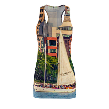 Hudson River Sailing Boat Racerback Dress
