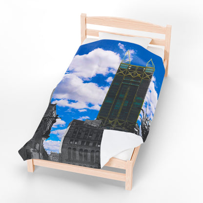 Velveteen Plush Blanket with beautiful photo image.