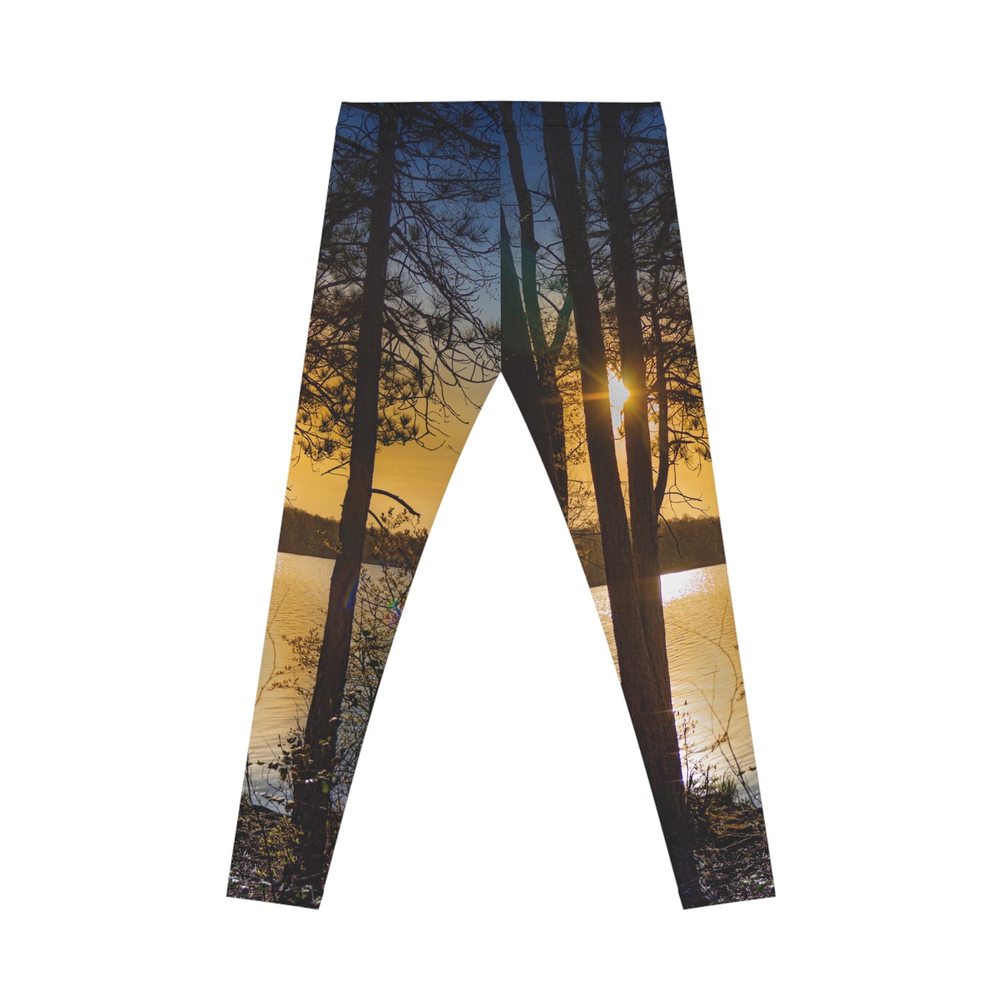 Vibrant Forest Leggings–Sunset Edition