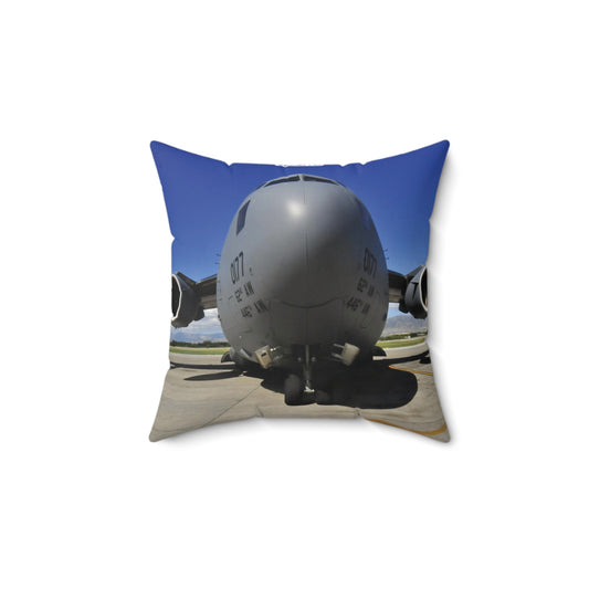 Spun Polyester Square Pillow Printed With Exclusive, High-Res, Full Color Beautiful Image