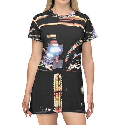 Carnival Night Dress — Retro Fairground Ride
