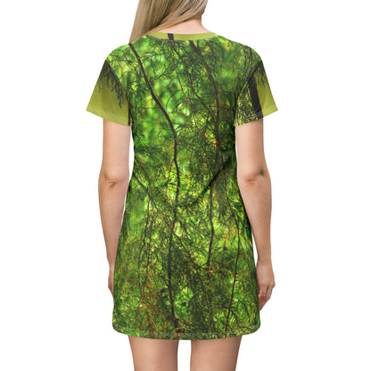 Forest Lantern Dress — Green Nature Sundress