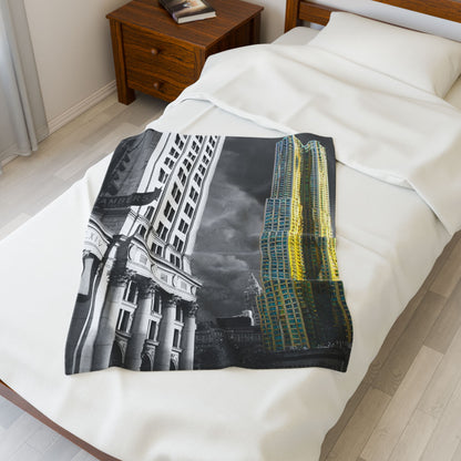 Velveteen Plush Blanket with beautiful photo image.