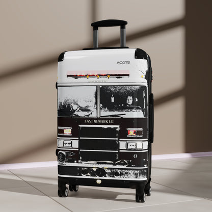Vintage Fire Truck Carry-On Suitcase — Retro Emergency Vehicle Luggage