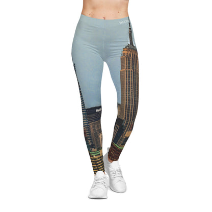 Manhattan Skyline Women's Casual Leggings — NYC Cityscape