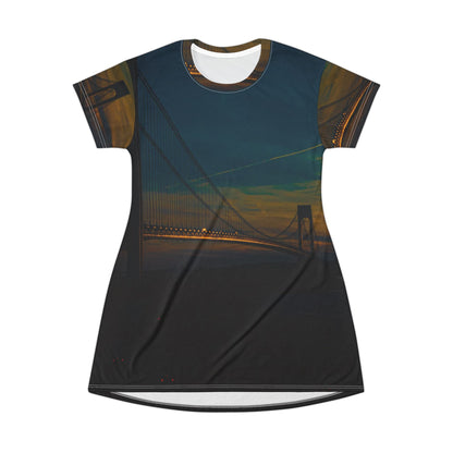 Verranzano Bridge Sunset Dress —Urban Sunset Dress