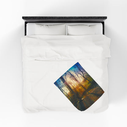 Velveteen Plush Blanket with beautiful photo image.