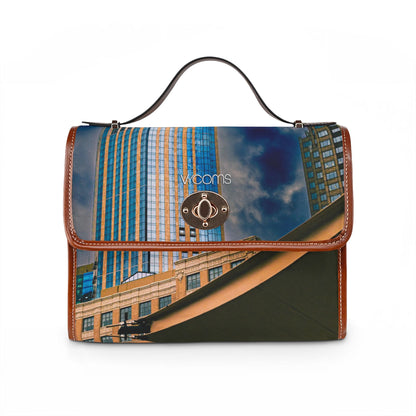 Exchange Place New Jersey Building Photo Waterproof Canvas Bag