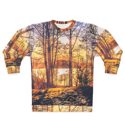 Autumn Lake Sunset Sweatshirt