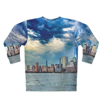 New York Skyline Cityscape Sweatshirt — NYC Waterfront