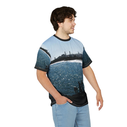 Haina Port, Dominican Republic, Coastal Sunset Silhouette T-Shirt— Beachscape
