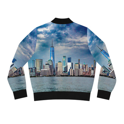 New York City Skyline Women's Bomber Jacket