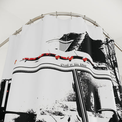 Shower Curtain Printed With Exclusive, High-Res, Full Color Beautiful Image.