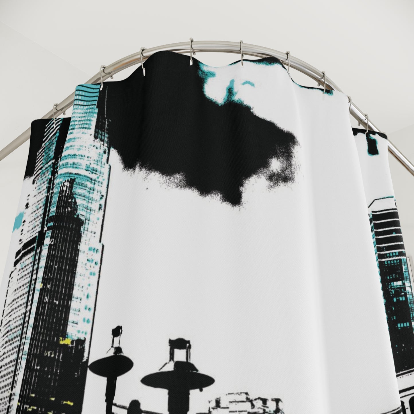 Shower Curtain Printed With Exclusive, High-Res, Full Color Beautiful Image.
