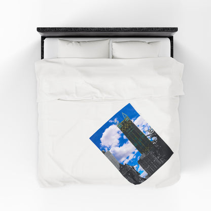 Velveteen Plush Blanket with beautiful photo image.