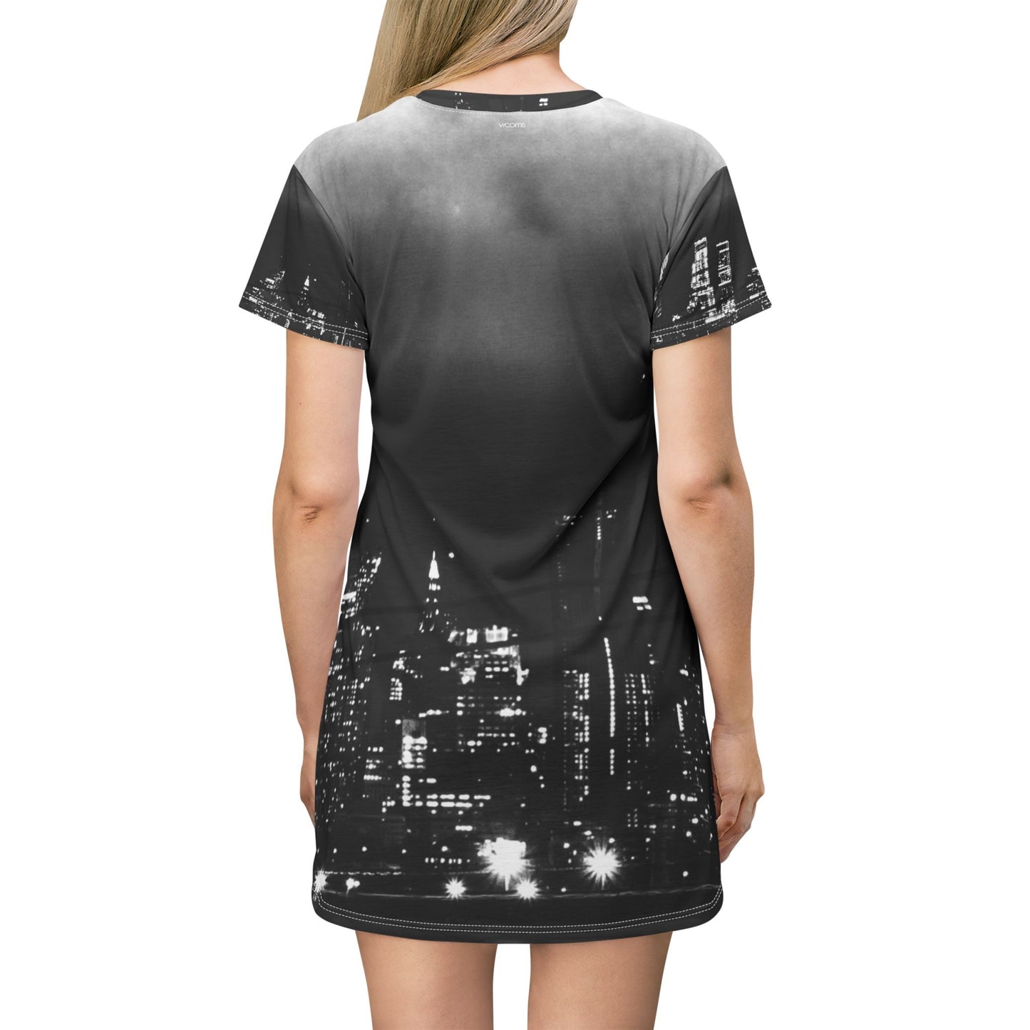 City Night Skyline Dress –Black & White NYC