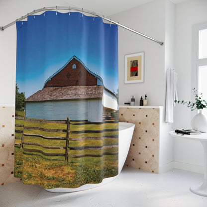 Shower Curtain Printed With Exclusive, High-Res, Full Color Beautiful Image.