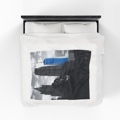 Velveteen Plush Blanket with beautiful photo image.
