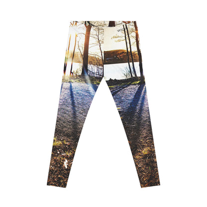 Lakeside Glow Premium Leggings– Sunset Reflection Edition
