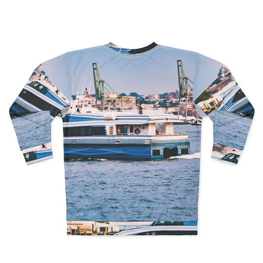 Hudson River Ferry – Nautical Crewneck