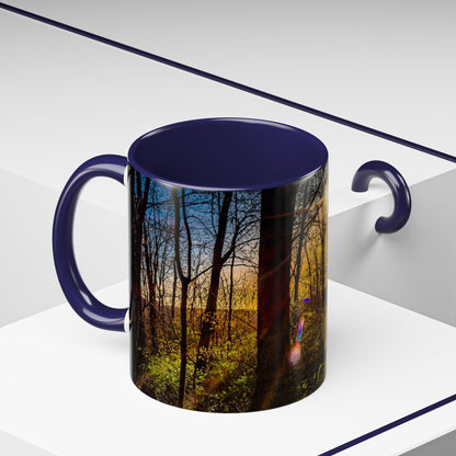 11oz Ceramic Coffe Mug Beautifully Decorated with an Elegant High-Res, Full Color Natural Landscape Image.