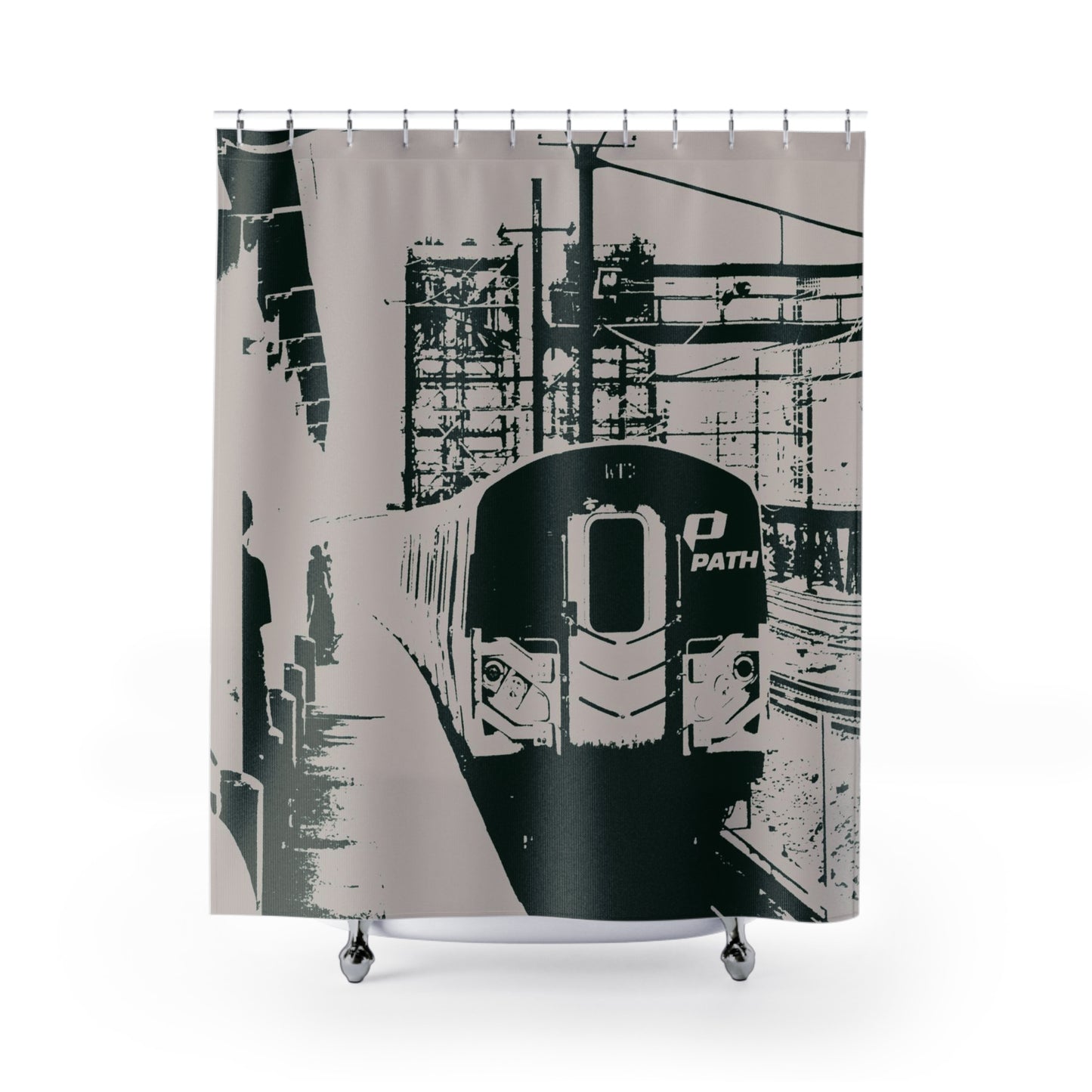 Shower Curtain Printed With Exclusive, High-Res, Full Color Beautiful Image.