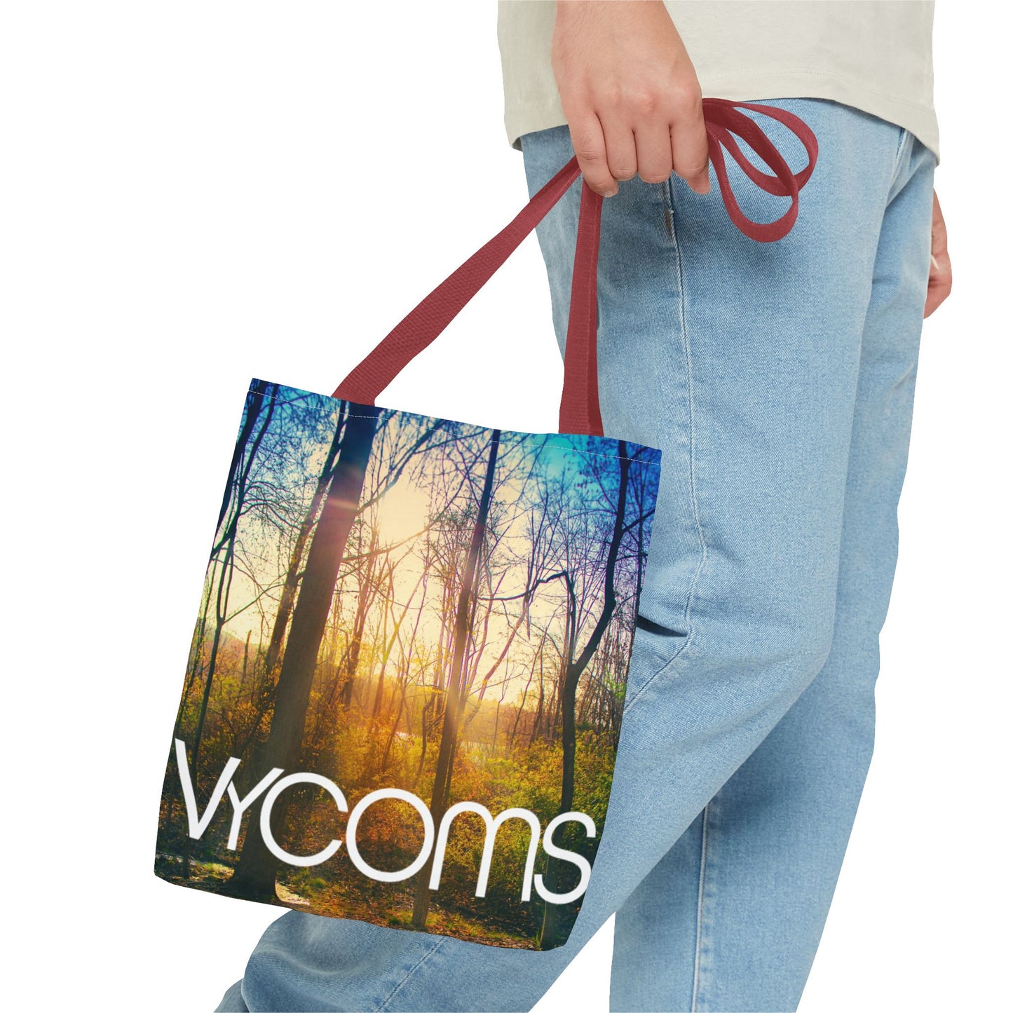 Tote Bag Printed with an Exclusive Beautiful High-Res, Full Color Natural Image.