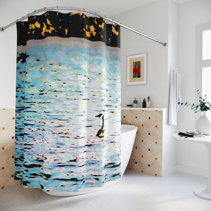 Shower Curtain Printed With Exclusive, High-Res, Full Color Beautiful Image.